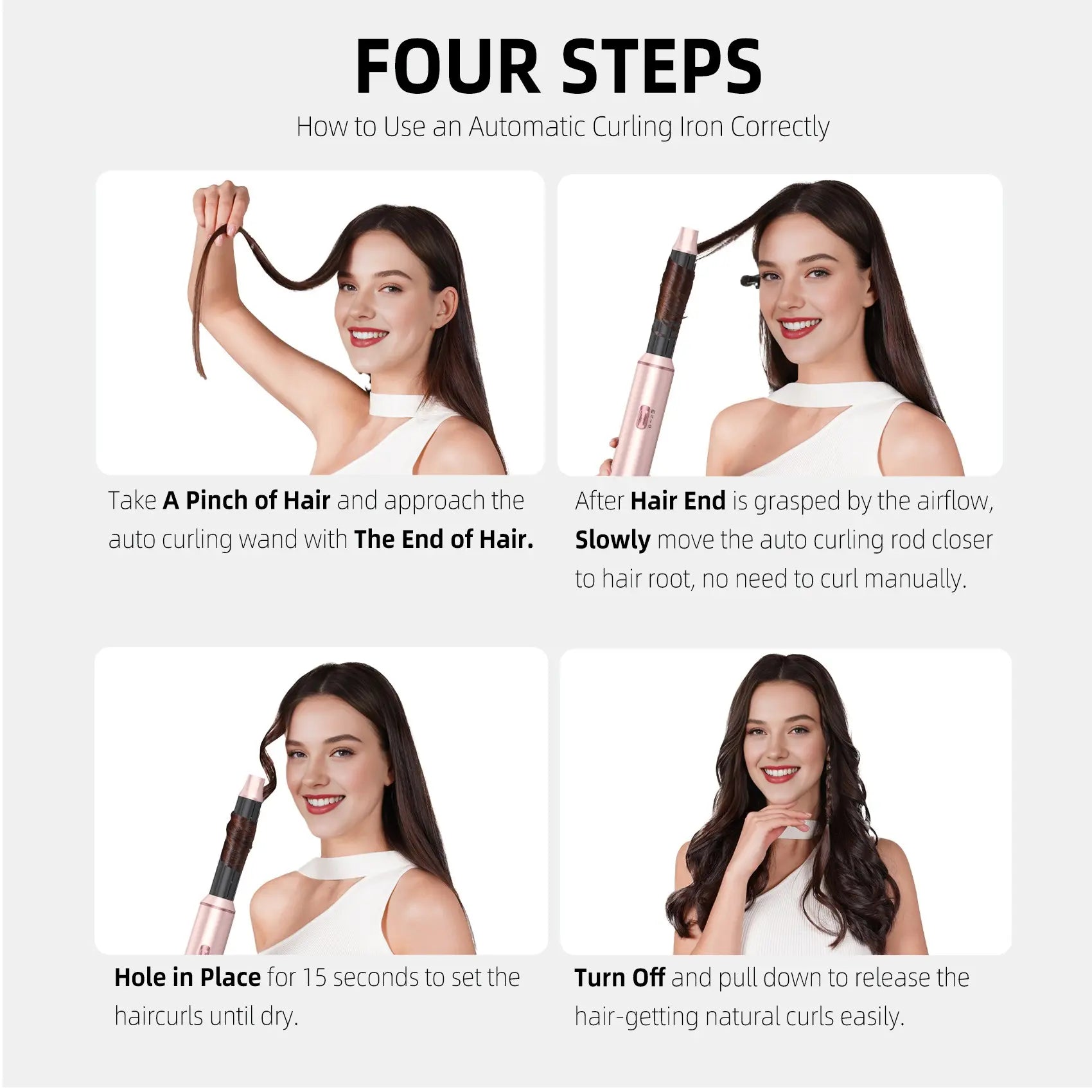 Hair Dryer Brush 5 in 1, Hair Drier Brush, Blow Dryer Brush Set Hot Air Brush Blowout Thermal Brush for Straight/Curl/Drying Air Styler Curling Iron Hair Styling Tools Hair Dryer, Hair Blower Brush
