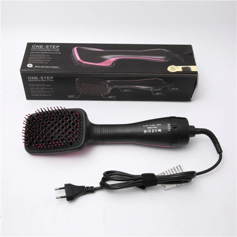 Professional Hair Straightener, Women's Hair Brush, One Step Hot Air Brush, 3 in 1 Hair Dryer Brush, Dryer and Straightening Bru