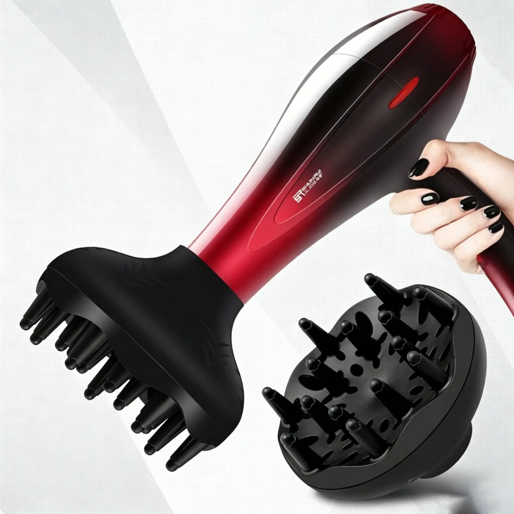 Reusable Wavy Air Nozzle, Professional Hair Dryer Integrates Air Nozzle and Diffuser - Specially Designed for Curly Hair and Natural Hairstyles, an Essential Tool for Daily Family Styling and Salons, to Easily Create Wavy Curly Hair